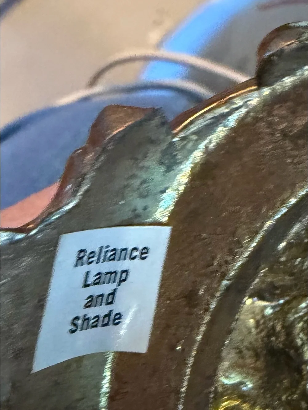 Brass Decorative Lantern Accent